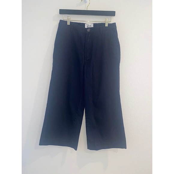 ROLLA'S Pants Trousers Crop Wide Leg Navy Size 8 - Picture 1 of 4